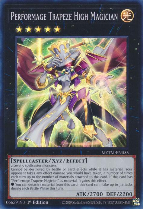 Performage Trapeze High Magician [MZTM-EN055] Super Rare | Card Merchant Takapuna