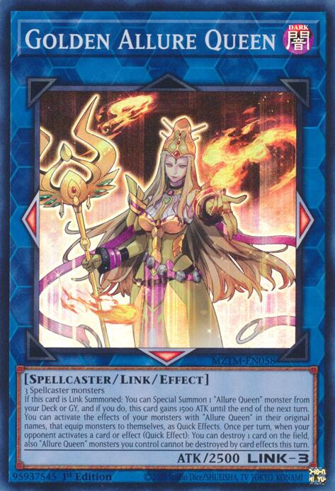 Golden Allure Queen [MZTM-EN058] Super Rare | Card Merchant Takapuna