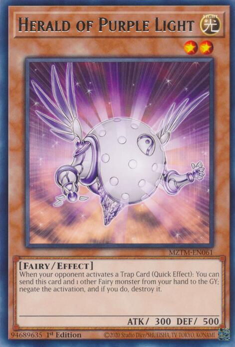 Herald of Purple Light [MZTM-EN061] Rare | Card Merchant Takapuna
