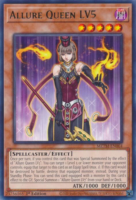 Allure Queen LV5 [MZTM-EN064] Rare | Card Merchant Takapuna