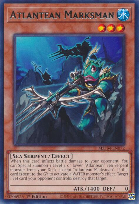Atlantean Marksman [MZTM-EN072] Rare | Card Merchant Takapuna