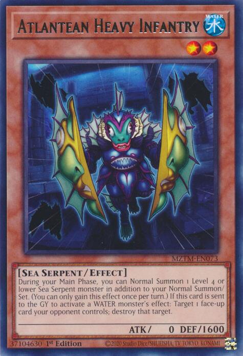 Atlantean Heavy Infantry [MZTM-EN073] Rare | Card Merchant Takapuna