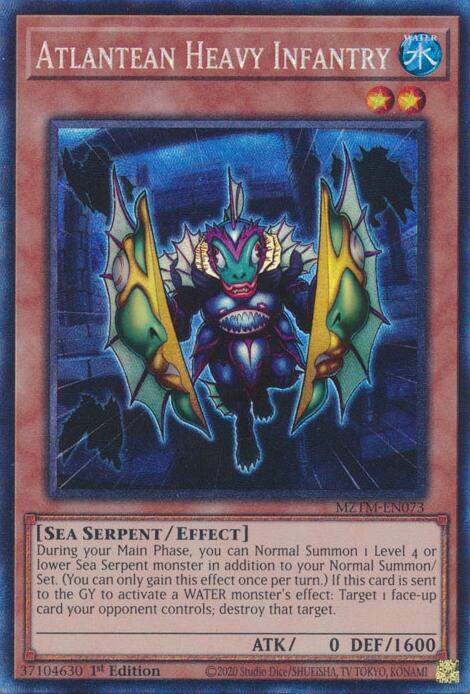 Atlantean Heavy Infantry (Collector's Rare) [MZTM-EN073] Collector's Rare | Card Merchant Takapuna
