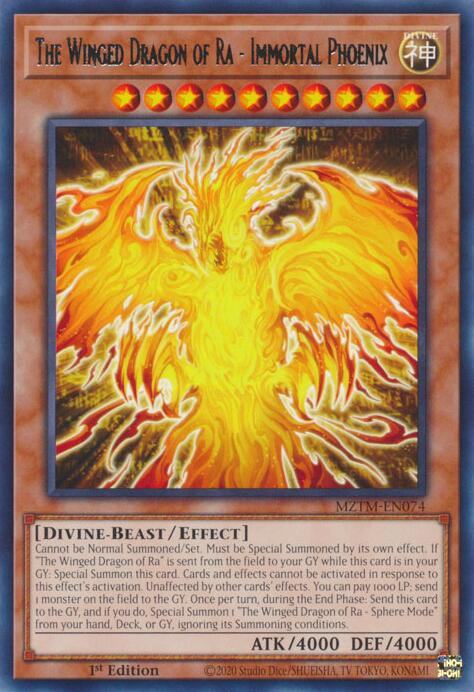 The Winged Dragon of Ra - Immortal Phoenix [MZTM-EN074] Rare | Card Merchant Takapuna