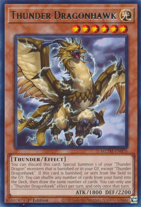 Thunder Dragonhawk [MZTM-EN076] Rare | Card Merchant Takapuna