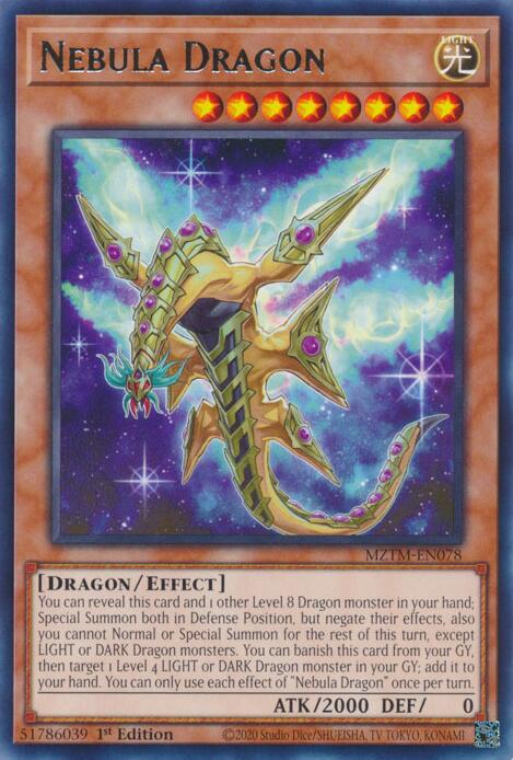 Nebula Dragon [MZTM-EN078] Rare | Card Merchant Takapuna