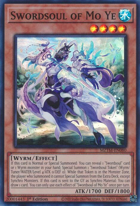 Swordsoul of Mo Ye [MZTM-EN080] Super Rare | Card Merchant Takapuna