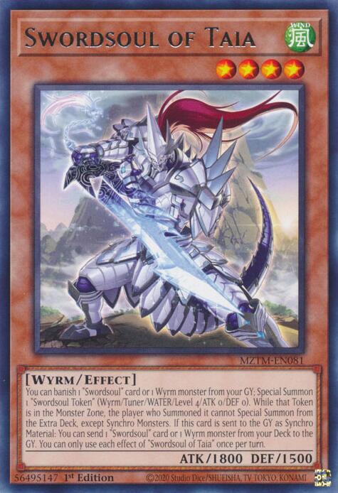 Swordsoul of Taia [MZTM-EN081] Rare | Card Merchant Takapuna