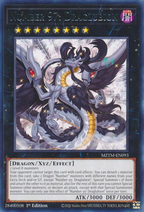 Number 97: Draglubion [MZTM-EN093] Rare | Card Merchant Takapuna