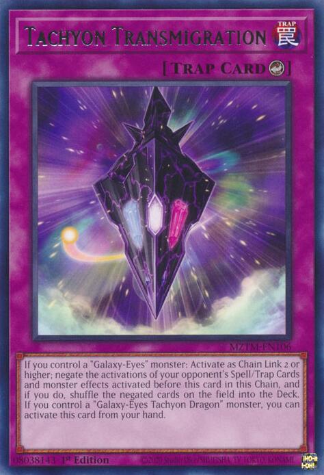 Tachyon Transmigration [MZTM-EN106] Rare | Card Merchant Takapuna
