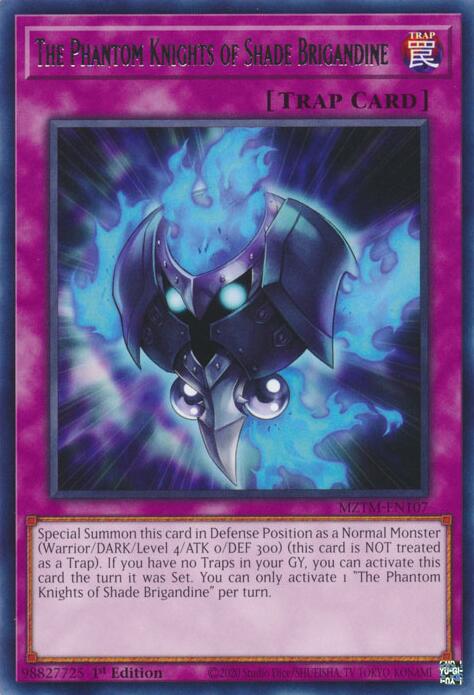 The Phantom Knights of Shade Brigandine [MZTM-EN107] Rare | Card Merchant Takapuna