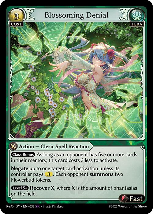 Blossoming Denial (033) [Diao Chan Re: Collection, Idyll Corsage] | Card Merchant Takapuna