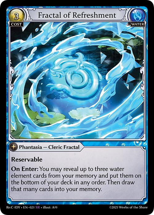 Fractal of Refreshment (021) [Diao Chan Re: Collection, Idyll Corsage] | Card Merchant Takapuna