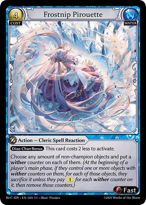 Frostnip Pirouette (024) [Diao Chan Re: Collection, Idyll Corsage] | Card Merchant Takapuna
