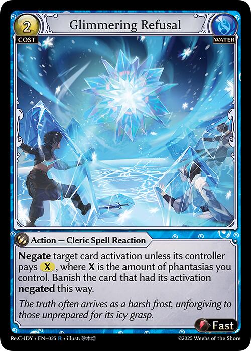 Glimmering Refusal (025) [Diao Chan Re: Collection, Idyll Corsage] | Card Merchant Takapuna