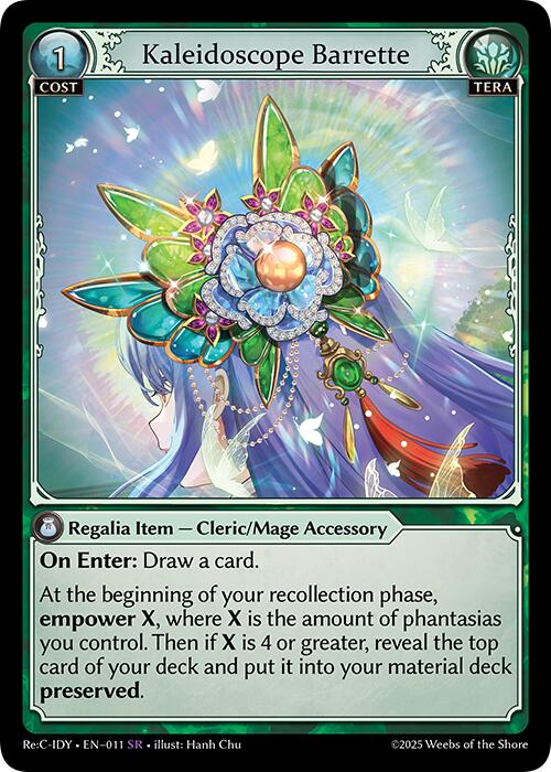 Kaleidoscope Barrette (011) [Diao Chan Re: Collection, Idyll Corsage] | Card Merchant Takapuna
