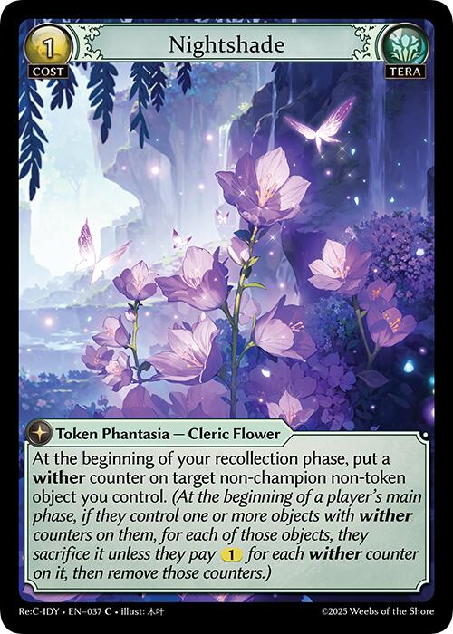 Nightshade (037) [Diao Chan Re: Collection, Idyll Corsage] | Card Merchant Takapuna