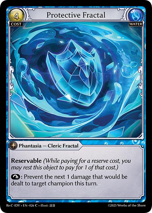 Protective Fractal (026) [Diao Chan Re: Collection, Idyll Corsage] | Card Merchant Takapuna