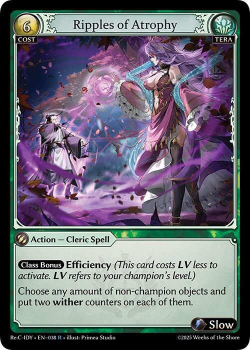 Ripples of Atrophy (038) [Diao Chan Re: Collection, Idyll Corsage] | Card Merchant Takapuna