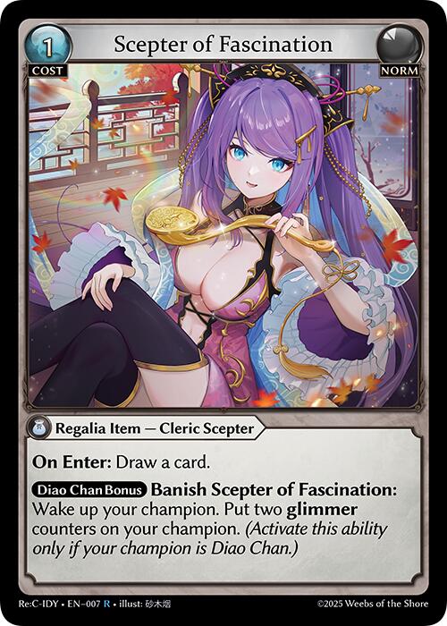 Scepter of Fascination (007) [Diao Chan Re: Collection, Idyll Corsage] | Card Merchant Takapuna