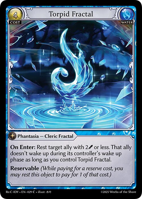Torpid Fractal (029) [Diao Chan Re: Collection, Idyll Corsage] | Card Merchant Takapuna