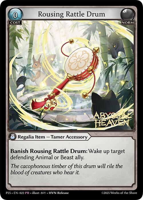 Rousing Rattle Drum (022) [Promotional Cards] | Card Merchant Takapuna