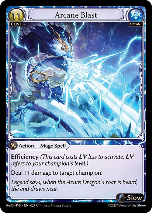 Arcane Blast (027) [Guo Jia Re: Collection, Heaven's Favored] | Card Merchant Takapuna