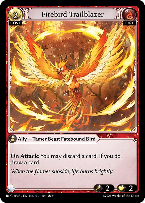 Firebird Trailblazer (025) [Guo Jia Re: Collection, Heaven's Favored] | Card Merchant Takapuna
