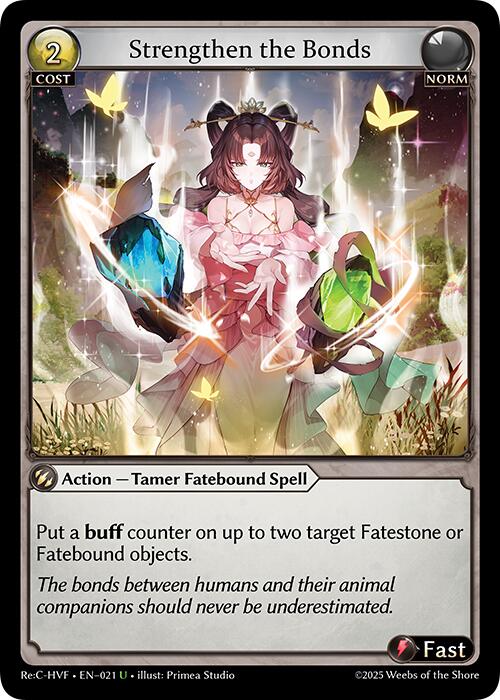 Strengthen the Bonds (021) [Guo Jia Re: Collection, Heaven's Favored] | Card Merchant Takapuna