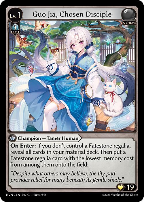 Guo Jia, Chosen Disciple (007) [Abyssal Heaven] | Card Merchant Takapuna