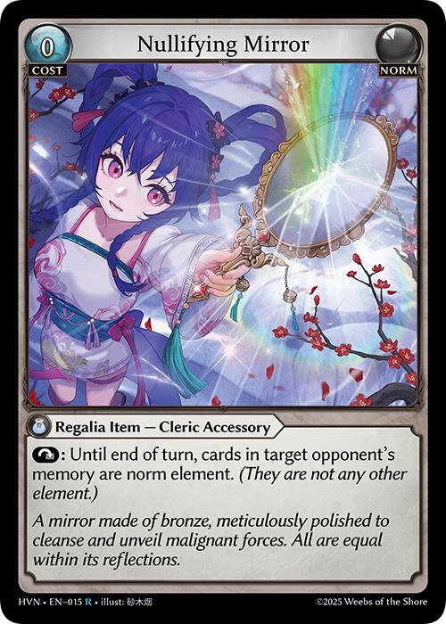 Nullifying Mirror (015) [Abyssal Heaven] | Card Merchant Takapuna