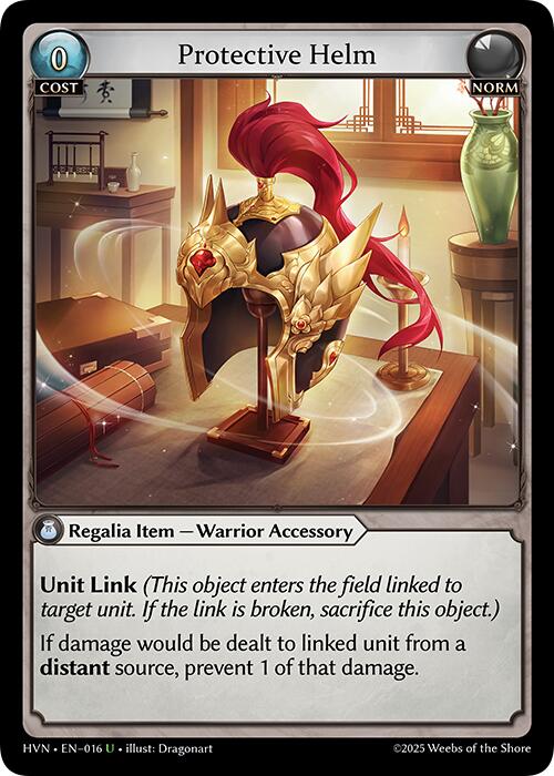 Protective Helm (016) [Abyssal Heaven] | Card Merchant Takapuna