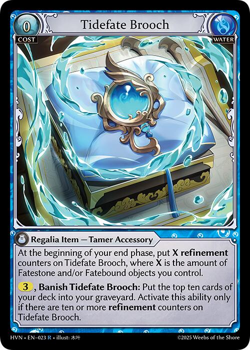 Tidefate Brooch (023) [Abyssal Heaven] | Card Merchant Takapuna