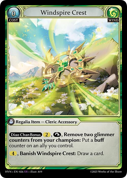 Windspire Crest (026) [Abyssal Heaven] | Card Merchant Takapuna