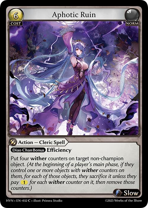 Aphotic Ruin (032) [Abyssal Heaven] | Card Merchant Takapuna