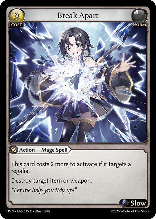 Break Apart (035) [Abyssal Heaven] | Card Merchant Takapuna