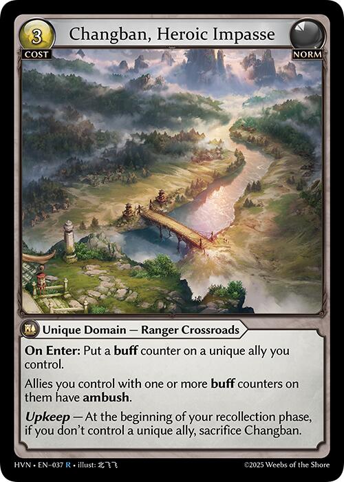 Changban, Heroic Impasse (037) [Abyssal Heaven] | Card Merchant Takapuna