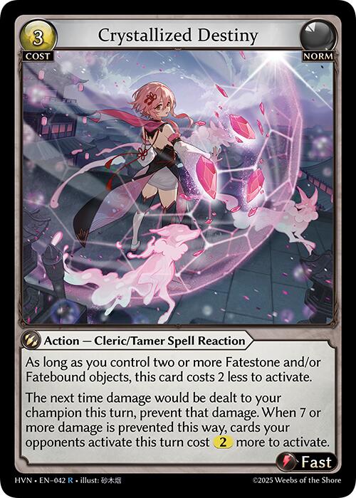 Crystallized Destiny (042) [Abyssal Heaven] | Card Merchant Takapuna