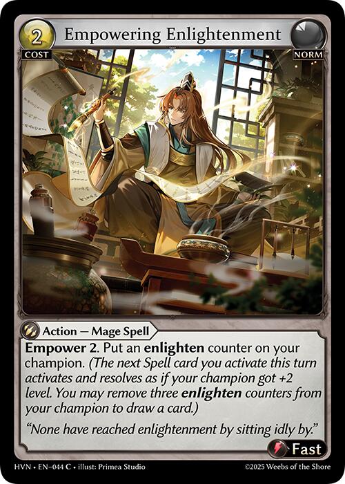 Empowering Enlightenment (044) [Abyssal Heaven] | Card Merchant Takapuna