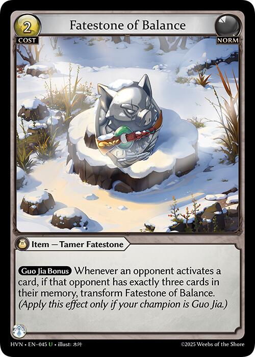 Fatestone of Balance // Woodland Shoats (045) [Abyssal Heaven] | Card Merchant Takapuna