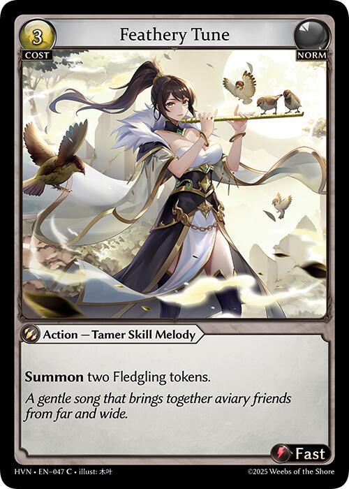 Feathery Tune (047) [Abyssal Heaven] | Card Merchant Takapuna
