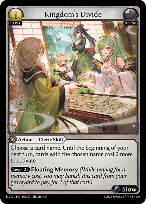 Kingdom's Divide (055) [Abyssal Heaven] | Card Merchant Takapuna