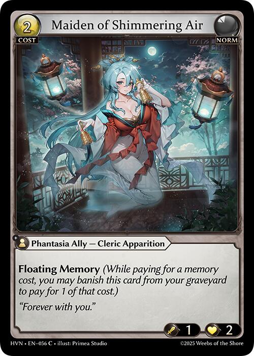 Maiden of Shimmering Air (056) [Abyssal Heaven] | Card Merchant Takapuna
