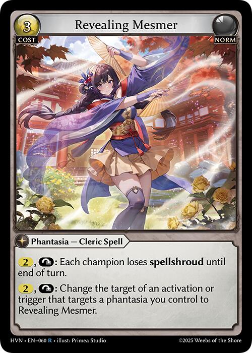 Revealing Mesmer (060) [Abyssal Heaven] | Card Merchant Takapuna