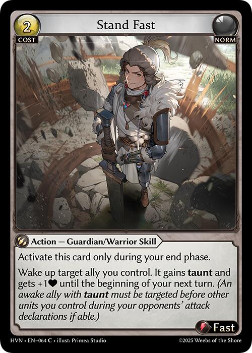 Stand Fast (064) [Abyssal Heaven] | Card Merchant Takapuna