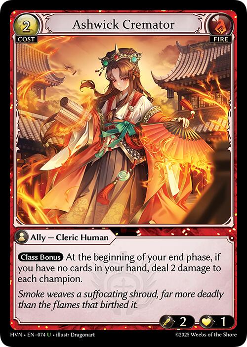 Ashwick Cremator (074) [Abyssal Heaven] | Card Merchant Takapuna