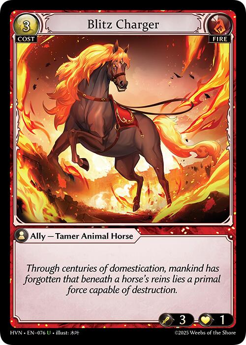 Blitz Charger (076) [Abyssal Heaven] | Card Merchant Takapuna