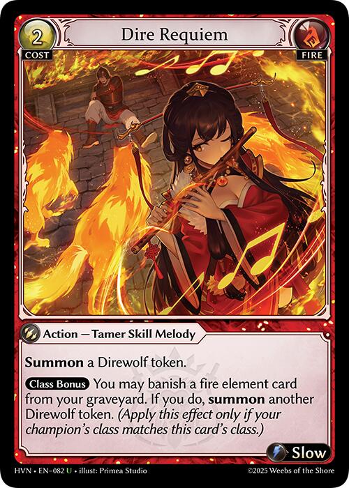 Dire Requiem (082) [Abyssal Heaven] | Card Merchant Takapuna