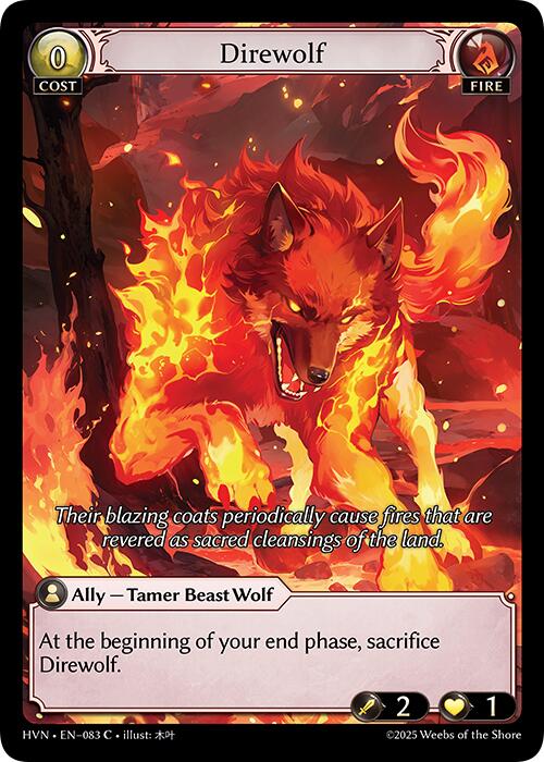 Direwolf (083) [Abyssal Heaven] | Card Merchant Takapuna