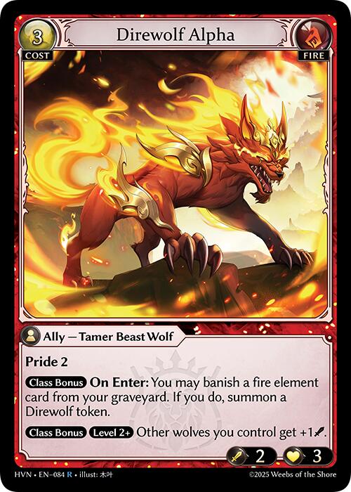 Direwolf Alpha (084) [Abyssal Heaven] | Card Merchant Takapuna